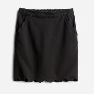Skies Are Blue Black Mini Skirt